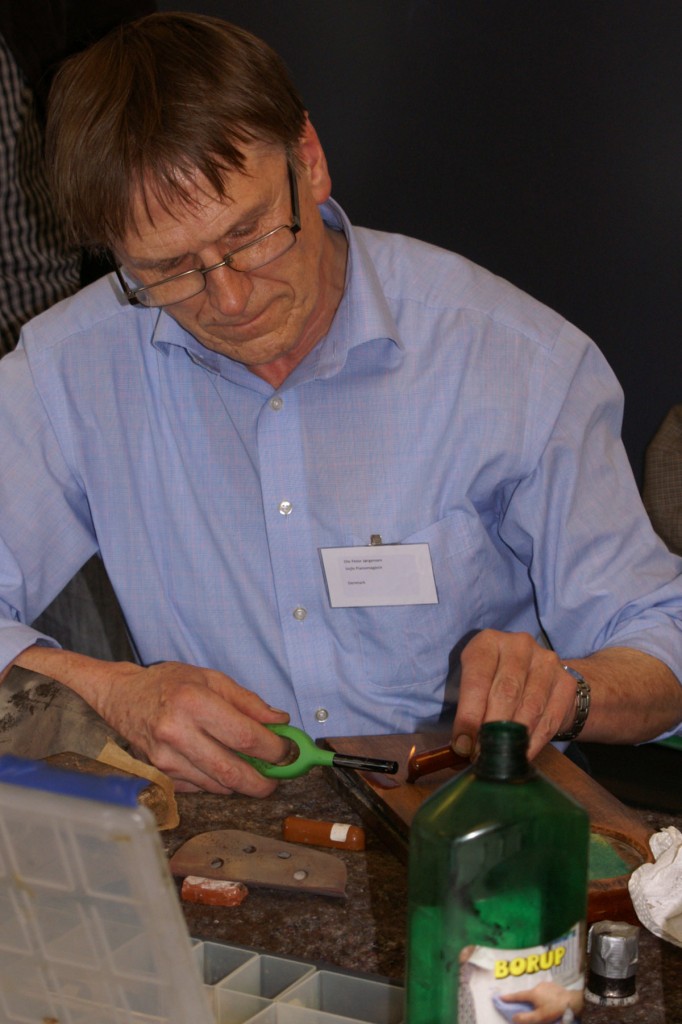 French polishing workshop with Ole Peter Jørgensen